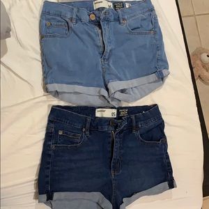 Garage denim shorts